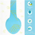 PowerLocus P2 Kids Headphones blue/green