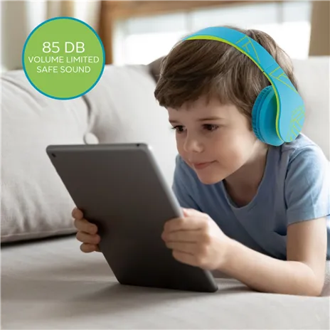 PowerLocus P2 Kids Headphones blue/green