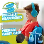 PowerLocus P2 Kids Headphones blue/green