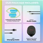 PowerLocus P2 Kids Headphones blue/green