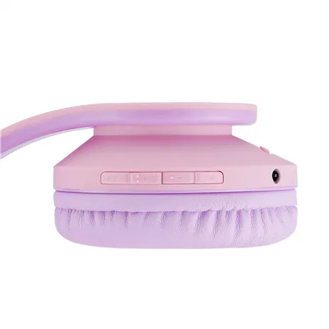 PowerLocus P2 Kids Headphones purple/pink with Ears