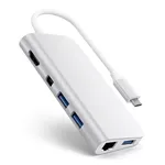 Satechi TYPE-C Multimedia adatt. argento