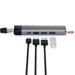 Satechi Type-C Pro Hub With Ethernet & 4K HDMI Space grigio