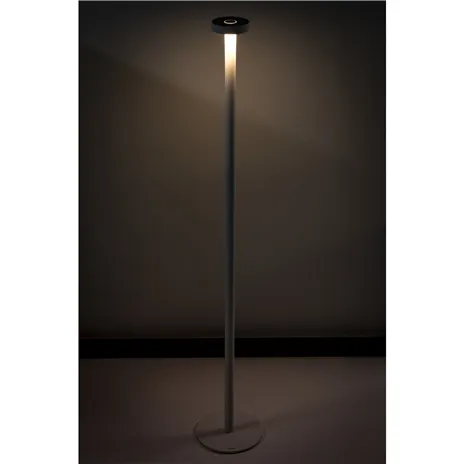 Sompex BORO bianco lampada da terra a batt.