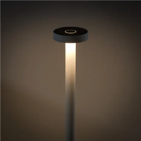 Sompex BORO bianco lampada da terra a batt.