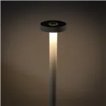 Sompex BORO bianco lampada da terra a batt.