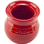 Staub Knoblauch Aufbewahrung 11 cm kirschrot