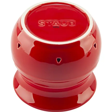 Staub Knoblauch Aufbewahrung 11 cm kirschrot