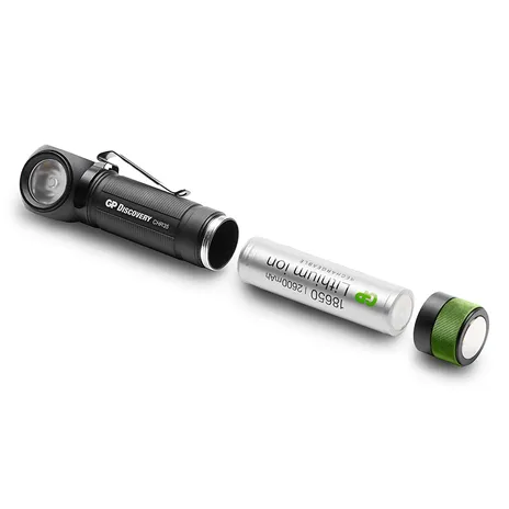 GP torcia frontale multifunz. 600 Lumen+18650  260GPACTCH35000