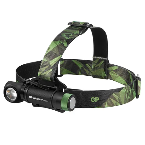 GP torcia frontale multifunz. 600 Lumen+18650  260GPACTCH35000