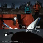 GP torcia frontale multifunz. 600 Lumen+18650  260GPACTCH35000