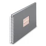Hama  Fine Art  spirale grigio 28x24 50 pagine bianche  9837