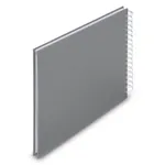 Hama  Fine Art  spirale grigio 28x24 50 pagine bianche  9837