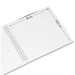 Hama  Fine Art  spirale bianco 28x24 50 pagine bianche  9843