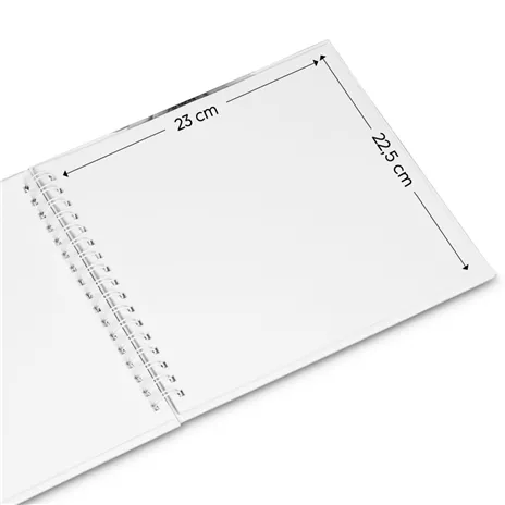 Hama  Fine Art  spirale Lagune 28x24 50 pagine bianche  9861