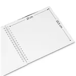 Hama  Fine Art  spirale Lagune 28x24 50 pagine bianche  9861