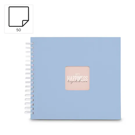 Hama  Fine Art  spirale Lagune 28x24 50 pagine bianche  9861