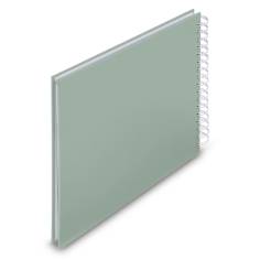 Hama  Fine Art  spirale salvia 28x24 50 pagine bianche  9867 2