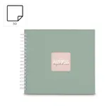 Hama  Fine Art  spirale salvia 28x24 50 pagine bianche  9867