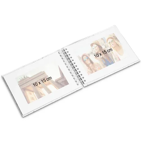 Hama  Fine Art  spirale Mousse 36x32 50 pagine bianche  9853