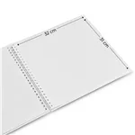 Hama  Fine Art  spirale Lagune 36x32 50 pagine bianche   9862