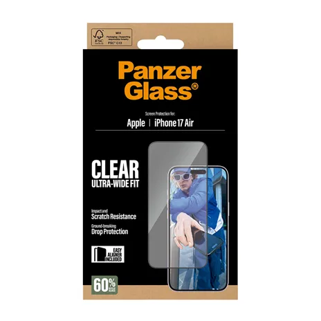 PanzerGlass iP 17 Air UWF EasyAligner