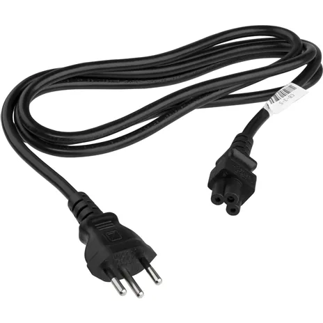 NN Netzkabel Schweiz Typ auf C5 1,8m schwarz