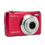 Asaki S-8 Photo Digital slim camera red