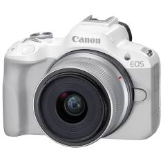 Canon EOS R50 white + RF-S 18-45/4,5-6,3 IS STM