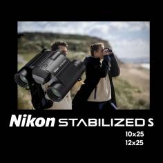 Nikon binocolo Stabilized 12x25 S (Nital) 2