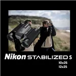 Nikon binocolo Stabilized 12x25 S (Nital)