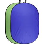 Walimex pro Falthintergrund 200x230cm grün/blau