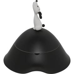 Alessi ciotola per cani Lula nero AMMI19 B