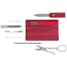 Victorinox SWISSCARD rosso trasparente 2