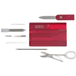 Victorinox SWISSCARD rosso trasparente
