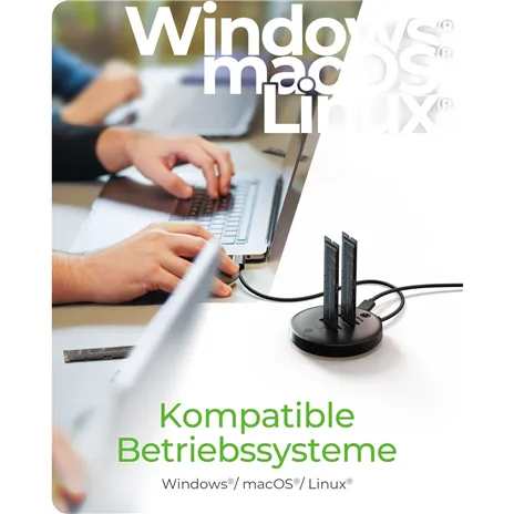 ICY BOX IB-1612MCL-C31 DockingStation M.2 NVMe&SATA SSD