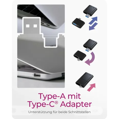 ICY BOX IB-CR204-CU3 2-in-1 USB 3.2 Gen 1 lettore schede