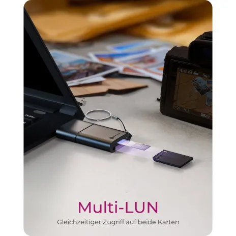 ICY BOX IB-CR204-CU3 2-in-1 USB 3.2 Gen 1 lettore schede