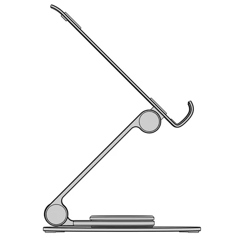 ICY BOX IB-TH201-R Laptop-/Tablet Ständer rotierend