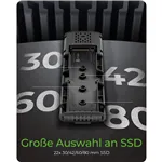 ICY BOX IB-1808MCT-CU31 USB-C M.2 NVMe & SATA SSD alloggiam.