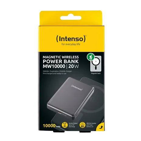 Intenso Powerbank MW10000 grigio 10000 mAh magnetic wireless