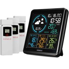 KIENZLE Radio DCF Weather Station with 3 outdoor sensors 2