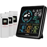 KIENZLE Radio DCF Weather Station with 3 outdoor sensors
