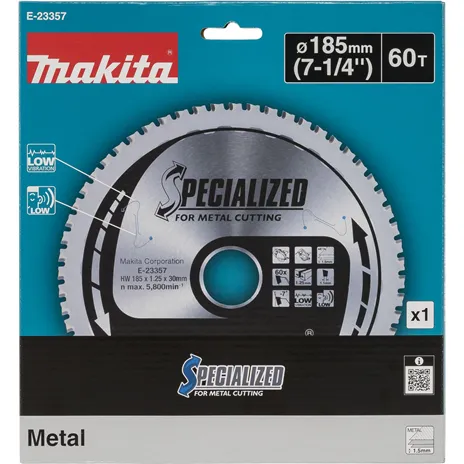 Makita  E-23357 HM Metallsägeblatt 185x30x60Z