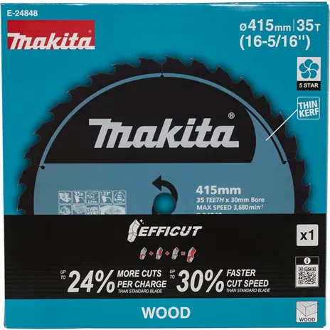 Makita  E-24848 EFFICUT lama sega 415x2,3x30mm