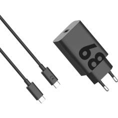 Motorola TurboPower 68W caricab. USB-PD 3.0 GaN incl. USB-C cavo