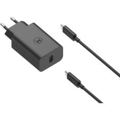 Motorola TurboPower 68W caricab. USB-PD 3.0 GaN incl. USB-C cavo 2