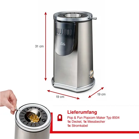 Solis Pop & Fun Popcorn Maker Typ 8504