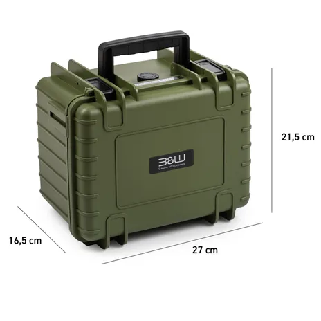 B&W drone.case PP.66 bronze-grün für DJI Mini 5