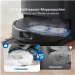 ECOVACS N30 PRO OMNI BLACK robot aspirapovere lavapavimenti